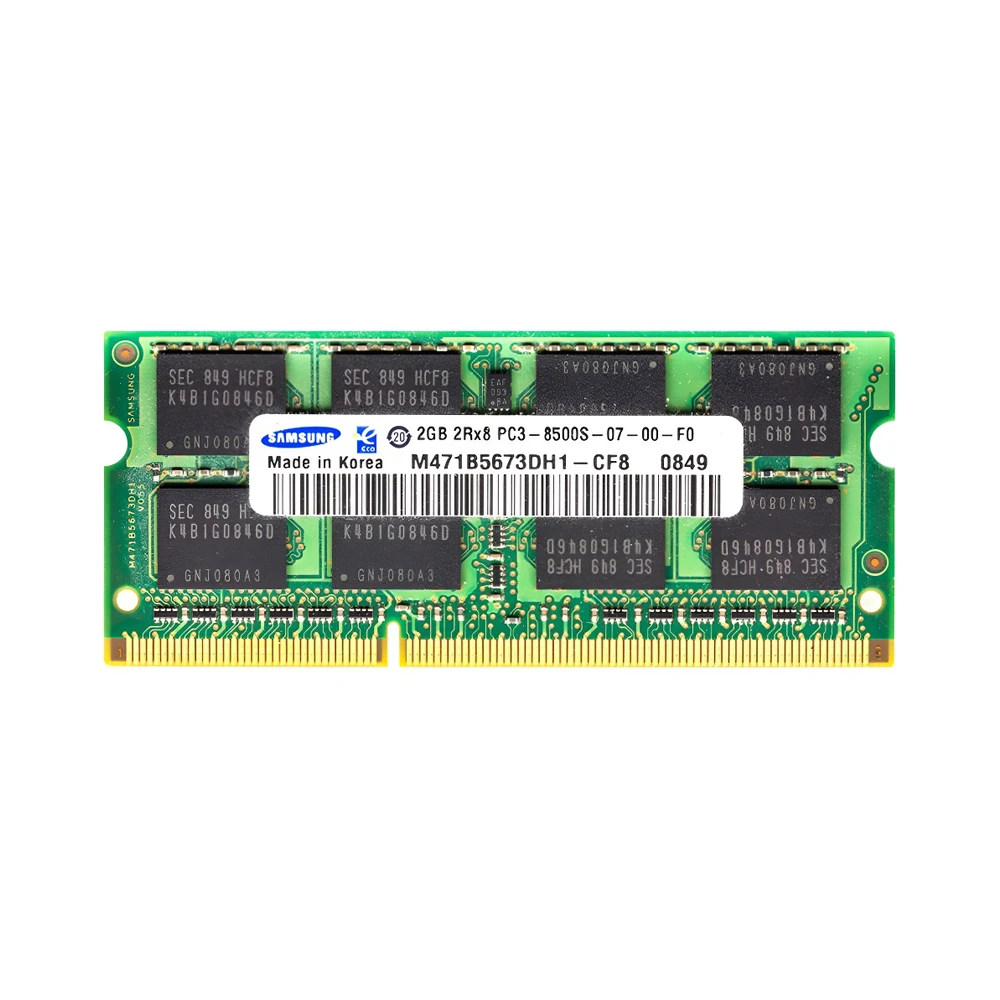 رم لپ تاپ 2 گیگابایت سامسونگ DDR3 1066